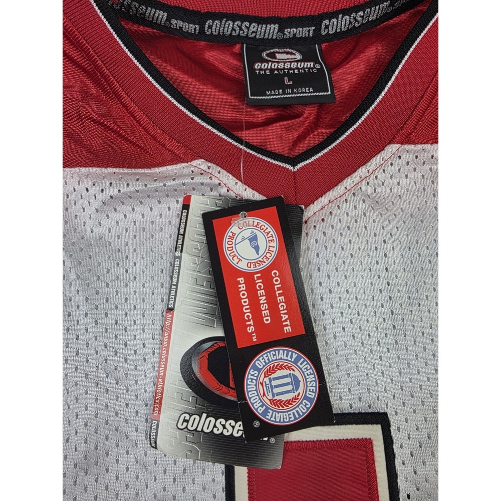 NWT Vintage Nebraska Cornhuskers Football White Jersey Stitched Mens L #1 NCAA - Picture 3 of 11
